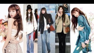 'BLACKPINK LISA Fashion Style 2020 - Update Lisa Hairstyle at ICN Airport'