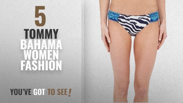 'Tommy Bahama Women Fashion [2018 Best Sellers]: Tommy Bahama Women\'s Zebra Hipster Bikini Bottom (XS'