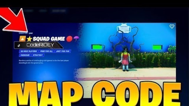 'TRY THIS Fortnite Squid Games 50 Man, Fashion & Mini-Games Map! 9375-6377-3812'