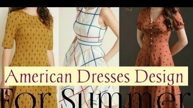 'How To Design American style Dresses 2021||Cotton Printed American dress||Fashion beauty 786'