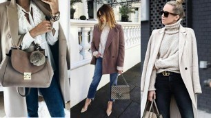 'Aprende a vestir este invierno 2017 2018 | MODA para chicas | FASHION STREET STYLE #outfits #glamour'