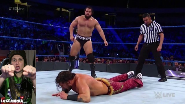 'WWE Smackdown 1/9/18  Rusev Day vs Fashion Police'