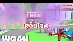 'New Map & Fashion show building For pets! (ROBLOX ADOPT ME)!'