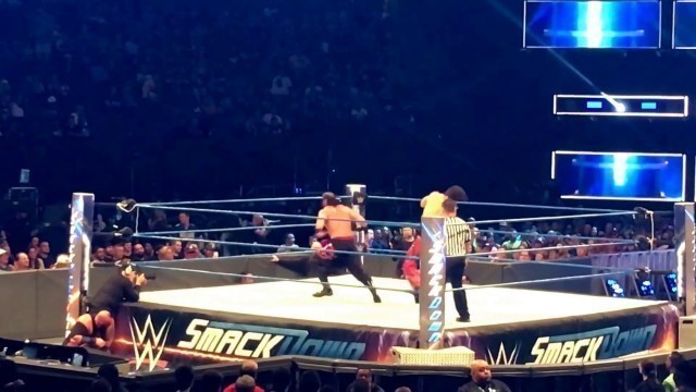 'Fashion Police vs. Ascension Smackdown Dark Match End of Match Finish @ Barclays Center 8/22/17'