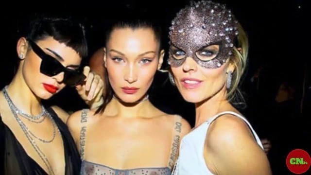 'Bella Hadid Bares Her Nipples in a Sheer Corset Gown | Bella Hadid goes completely bare  sheer dress'