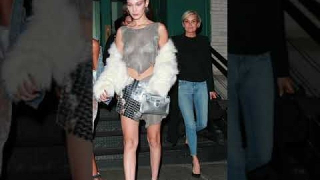 'bella hadid transparent outfits collection ###youtube shorts## please like,share @subscribe for more'