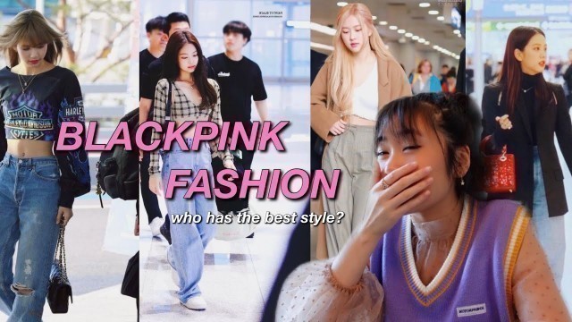 'FASHION STUDENT REACTS TO BLACKPINK\'S FASHION'