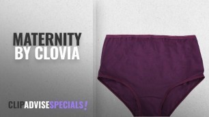 'Top 10 Clovia Maternity [2018]: Clovia Cotton High Waist Maternity Hipster - (PN1368P15-$P)'