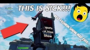 'MY FRIEND MADE ME THE BEST ! FASHION SHOW MAP EVER + MY LIVE REACTION & GAMEPLAY (EPIC!)'