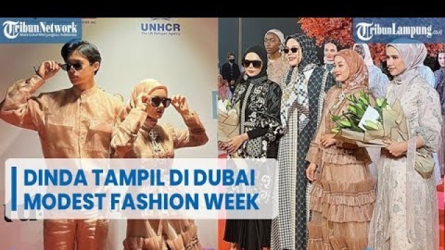 'Artis Dinda Hauw Tampil di Dubai Modest Fashion Week, Rey Beri Pujian @TRIBUN LAMPUNG NEWS VIDEO'