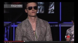 '\"ROBERTO CAVALLI\" with special guest AEROSMITH! Menswear Spring Summer 2015 by Fashion Channel'