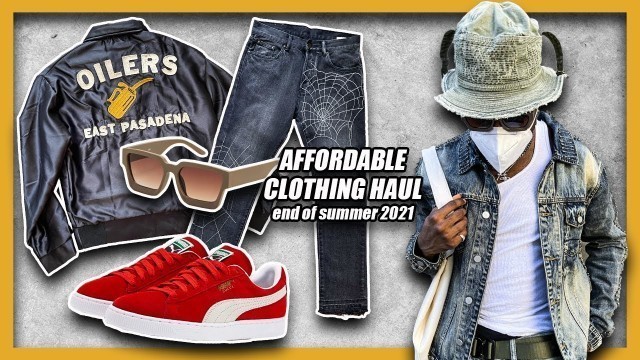 'CRAZY AFFORDABLE MENS CLOTHING HAUL | END OF SUMMER Pickups 2021 (Affordable Designer Alternatives)'