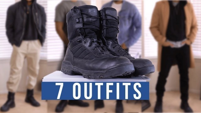 '7 Outfits, 1 Pair of Combat Boots'