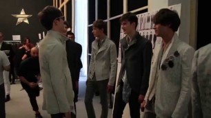 'John Varvatos Milan Menswear Collection Spring Summer 2015 | BACKSTAGE'