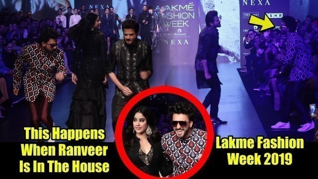 'Chal Machayenge | Ranveer Singh With NEW LOOK At Lakme Fashion Week 2019 | #LFW2019'