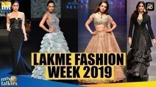 'LAKME FASHION WEEK 2019 I Kareena,Kangana,Malaika,Janhvi & Other Celebs I Complete HD VIDEO'