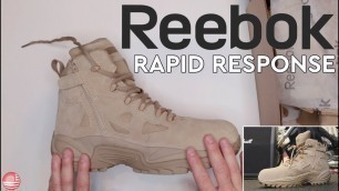 'Reebok Rapid Response Boots Review (Reebok Tactical Boots)'