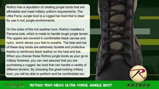 'Rothco 5081 Men\'s Ultra Force Jungle Boot'