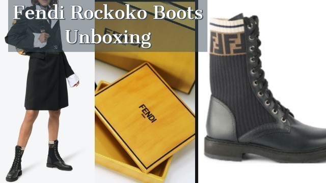 'Fendi Rockoko Combat Boots Unboxing'