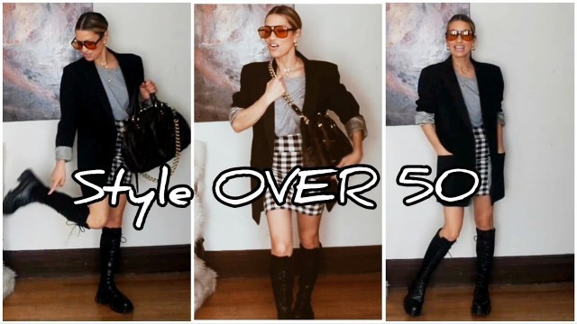 'Night out in SF | Oversized Blazer | Combat Boots | STYLE OVER 50 | Stung by Samantha'