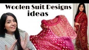 'Stitching Patterns | Woolen Suit Designs ideas for 50+ women | Boutique Creation | fashion fusions'