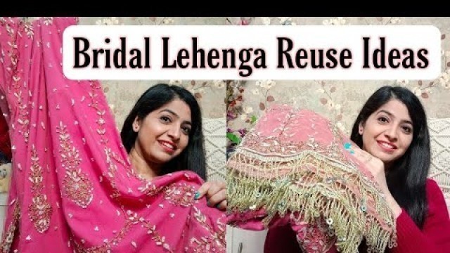 'Bridal Lehenga Reuse Ideas | new choli patterns ideas | must have women hygine products'