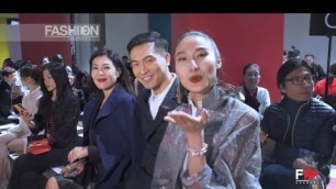 'SHATZY CHEN Celebrities Front Row Fall 2018/2019 Paris - Fashion Channel'