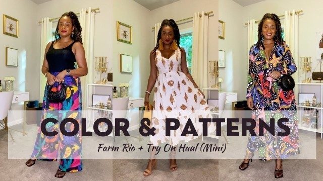 'How To Wear Color & Patterns | Farm Rio | Try On Haul'