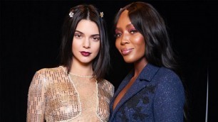 'Naomi Campbell and Kendall Jenner Walk For La Perla Lingerie Fall Winter 2017 Collection | NYFW'