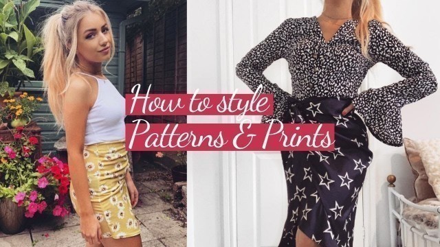 'The RIGHT way to style prints & patterns! / Fashion & style tips and tricks'