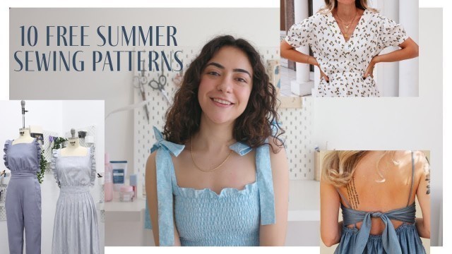 '10 FREE and STYLISH Sewing Patterns for the Summer'