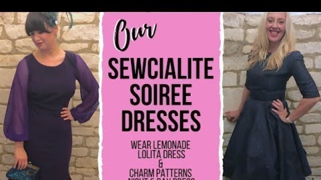 'Our Sewcialite Soiree Dresses | Charm Patterns Day & Night Dress | Wear Lemonade Lolita Dress'