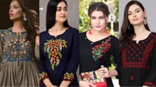 'Hand embroidery dresses | eid dress designing ideas | decent and unique embroidery patterns'