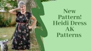 'New Pattern! Heidi Dress by AK Patterns in association with Felicity Fabrics'