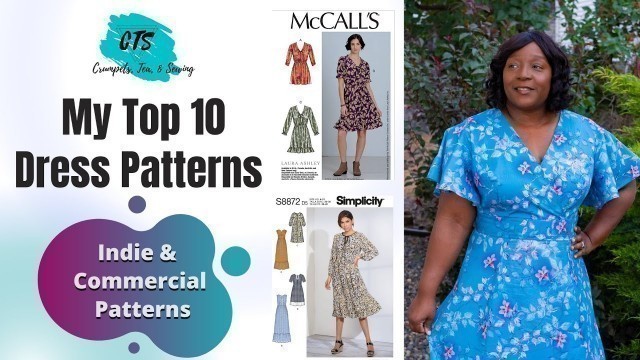 'Top 10 Dress Sewing Patterns 2021'