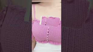 'Designer Crochet Top And Blouse Design For Ladies Design||#S crochet fashion design'