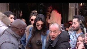 'EXCLUSIVE : Kendall Jenner and Bella Hadid go to Avenue restaurant in Paris'