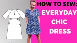 'How To Sew HTS | Everyday Chic Dress | Sew Different Patterns'