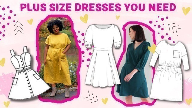 'I LOVE these summer dress sewing patterns | plus size inclusive'