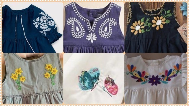 '#Hand embroidery patterns for baby girl dresses #fashion planet'