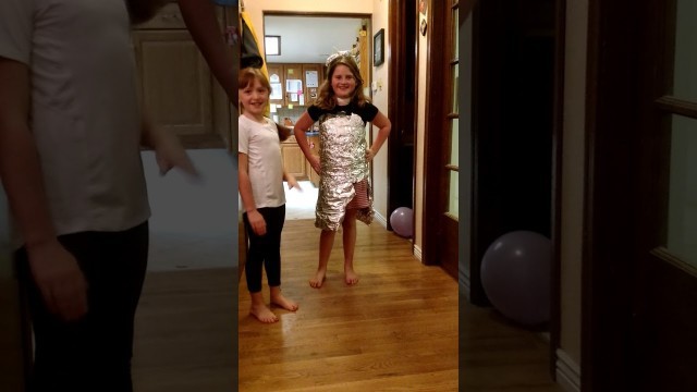 'Slumber Party TP and Aluminum Foil Fashion Show'