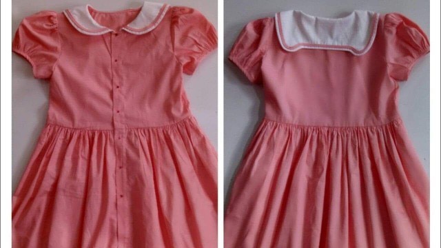 'Diy Designer Baby girl dress tutorial cutting and stitching p2/baby/patterns dress Full Tutorials'