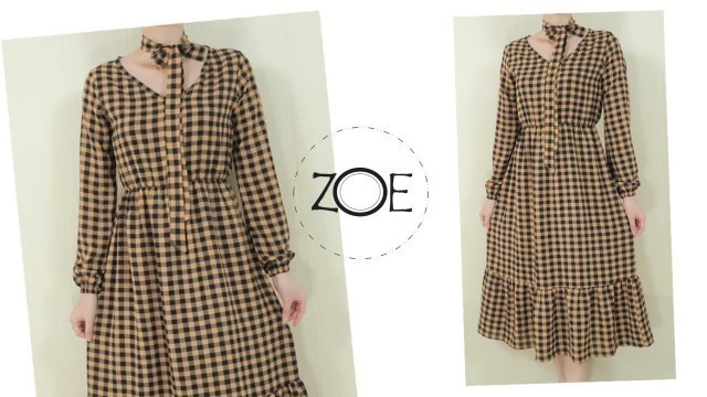 'DIY Sewing Gypsy Long Sleeve Dress | FREE Sewing Patterns | Zoe DIY'