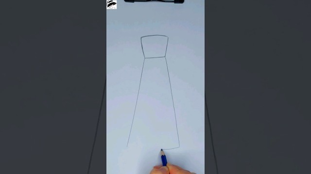 'how to draw a dress for girls very easy 