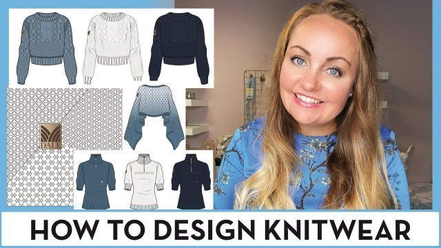 'How to design knitwear & create knitwear patterns in AI / fashion secrets'