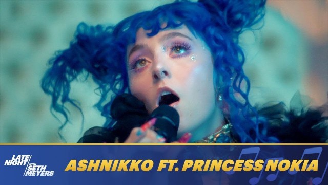 'Ashnikko ft. Princess Nokia - Slumber Party (Live On Late Night with Seth Meyers)'