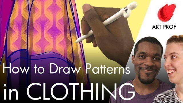 'How to Draw CLOTHING with Patterns'