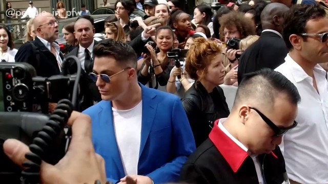 'Colton Haynes and Ally Maki - Dior Homme fashion show in Paris - June 23rd 2018'