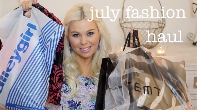 'Fashion Haul July 2013 Valleygirl, Forever New, Temt, Ally, Colette, Equip'