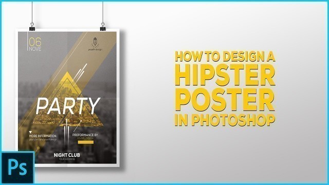 'How To Design A Hipster Poster In Photoshop'